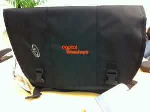 CaBi bike bag